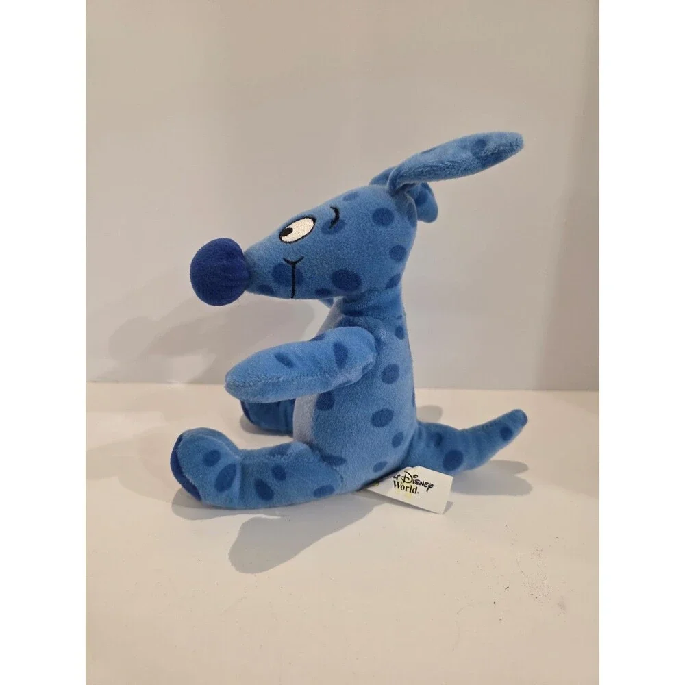 Walt Disney World Blue Woozle Bean Bag Plush Embroidered Eyes 6” Stuffed Pooh